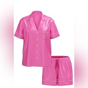 Victoria’s Secret Signature Satin Short Pajama Set